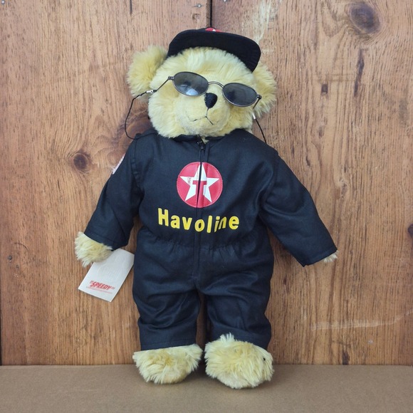 Monkey Island Bears & Friends Other - Monkey Island Bears Havoline Texaco Racing Teddy Bear Sally Morrison Stringer